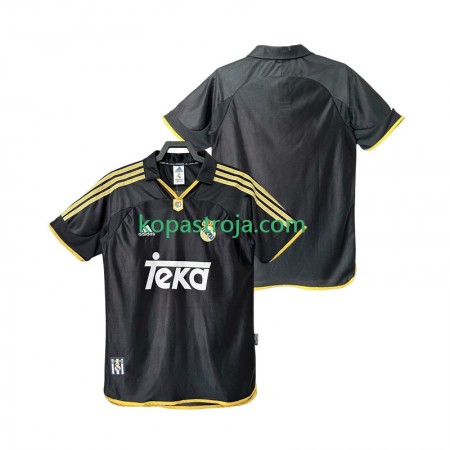 Billiga Fotbollströjor Real Madrid 1999 2000 Retro Borta tröja Kortärmad